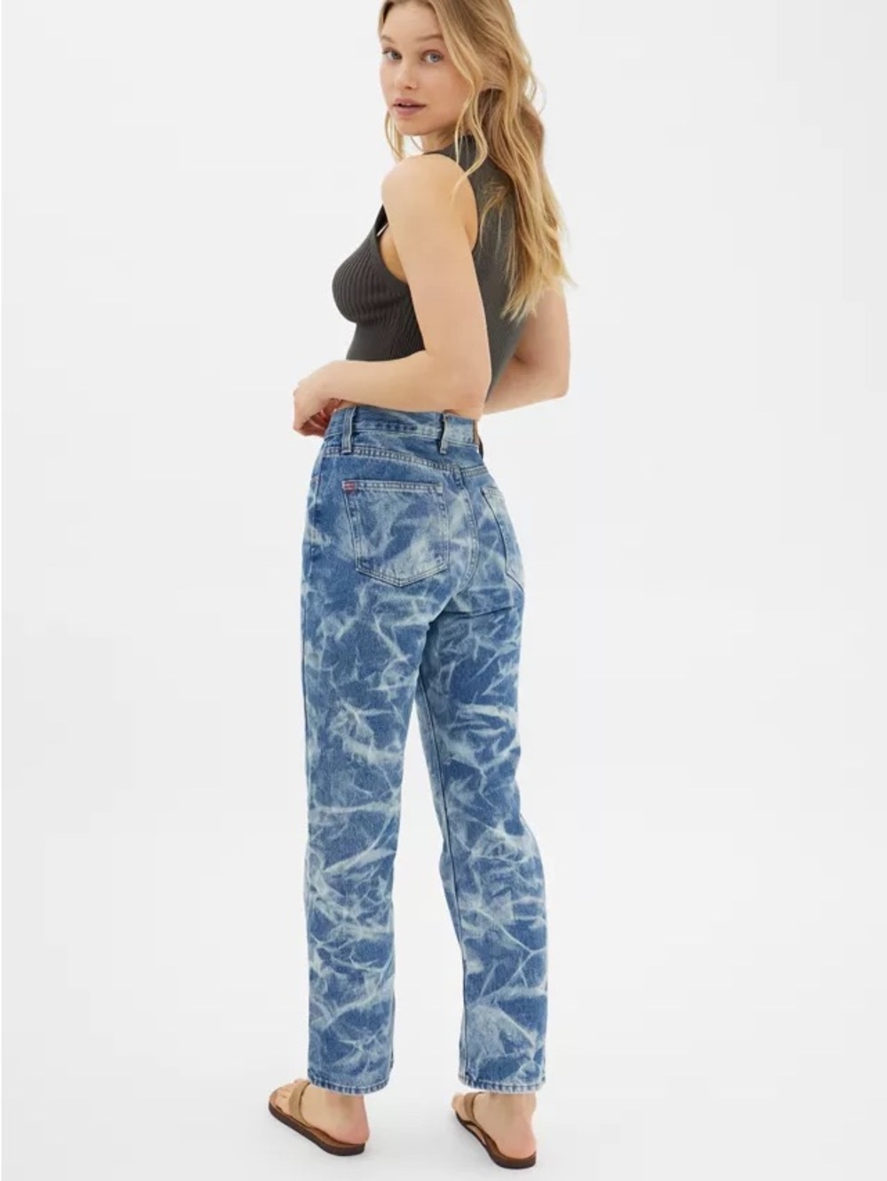 BDG Urban Outfitters High Rise Acid Wash Cowboy Jeans - Picture 2 of 6